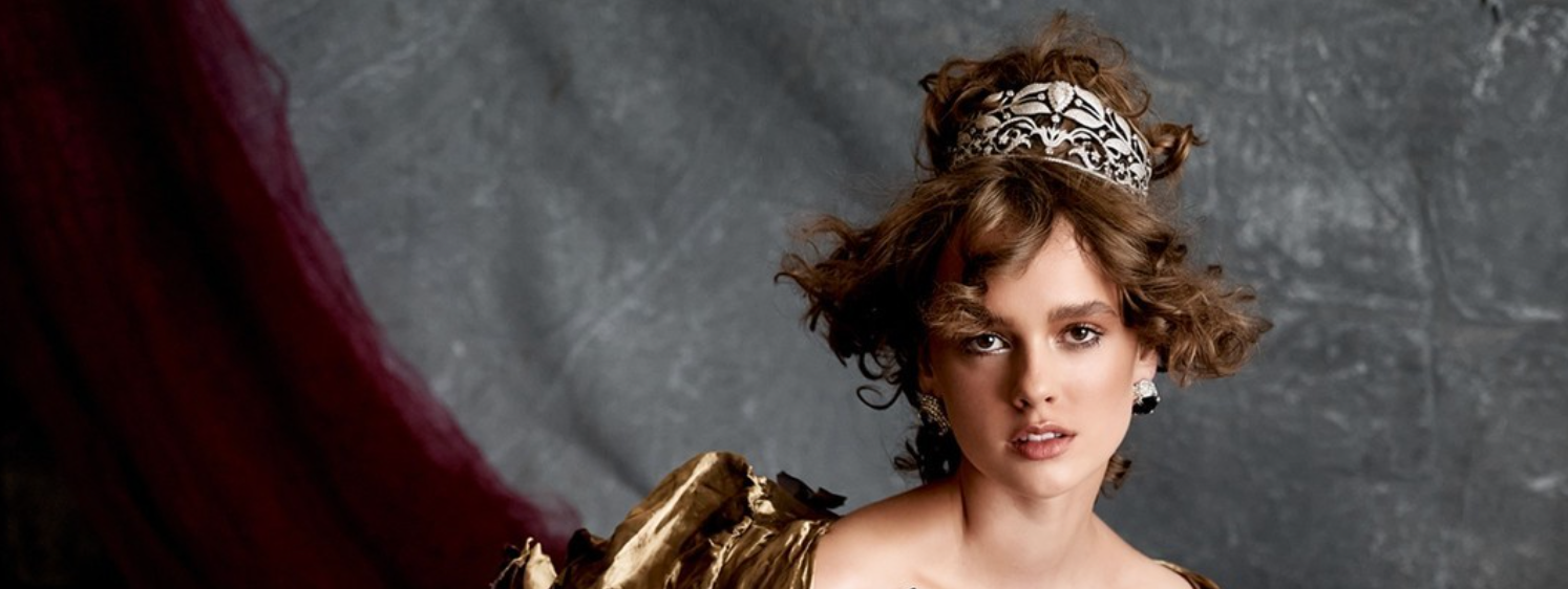 Mies Van Rooijen Wears Anna Zuckerman Tiara for "A Book Of" Editorial Shoot