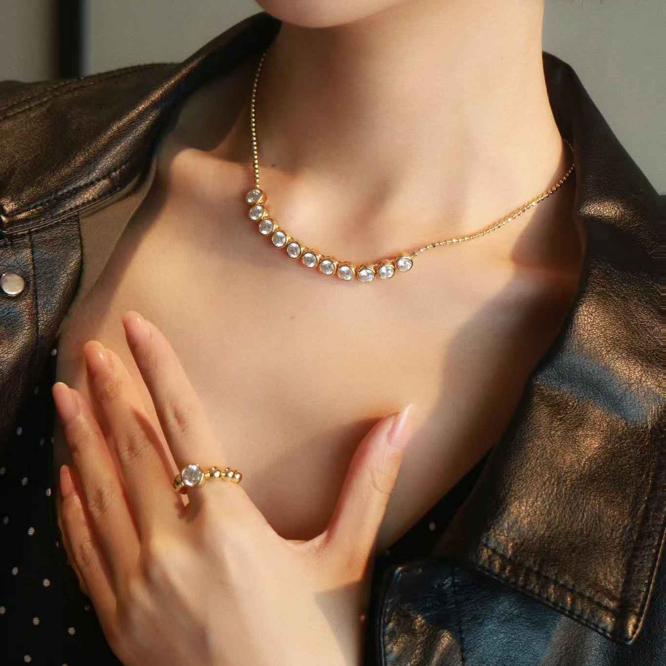 Bubble Bling Necklace Anna Zuckerman