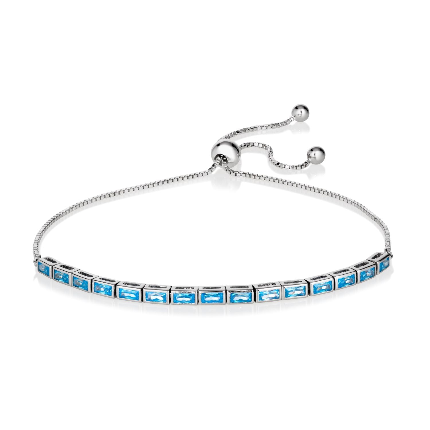 Aquamarine bolo deals bracelet