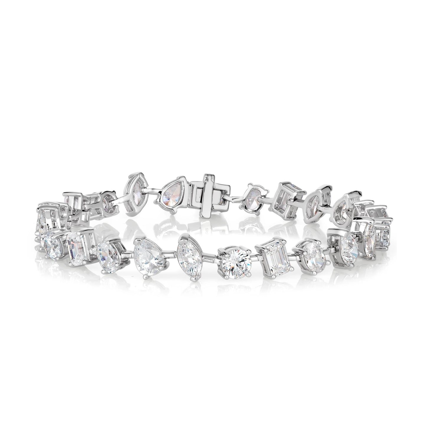 14 Carat Multi Shaped Modern Bracelet - Anna Zuckerman