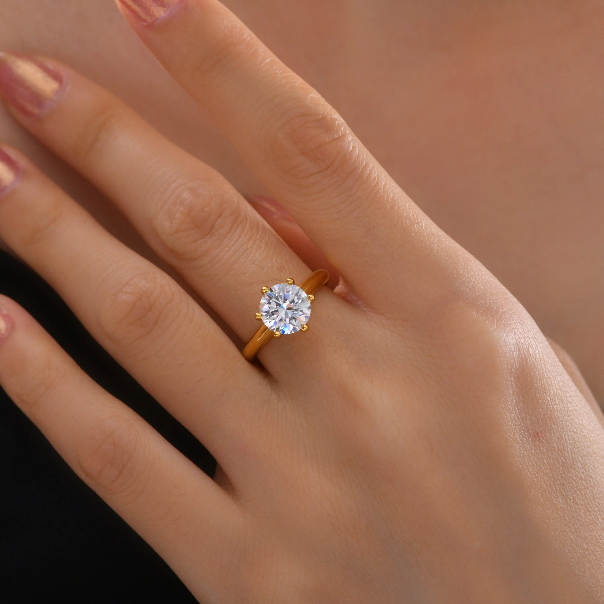 2 Carat Solitaire Engagement Ring - Anna Zuckerman