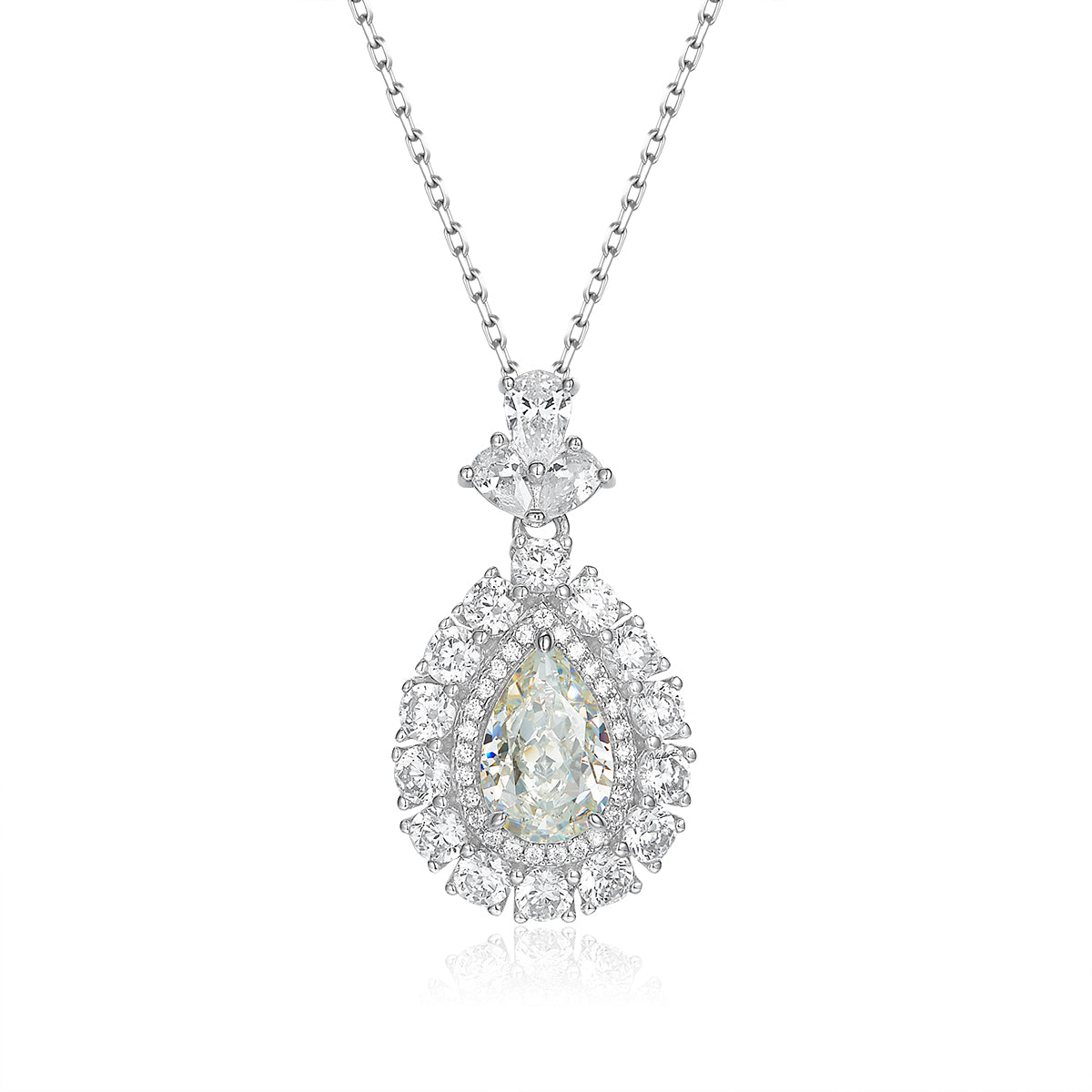 Sunny Isles Necklace in Champagne Crystalline