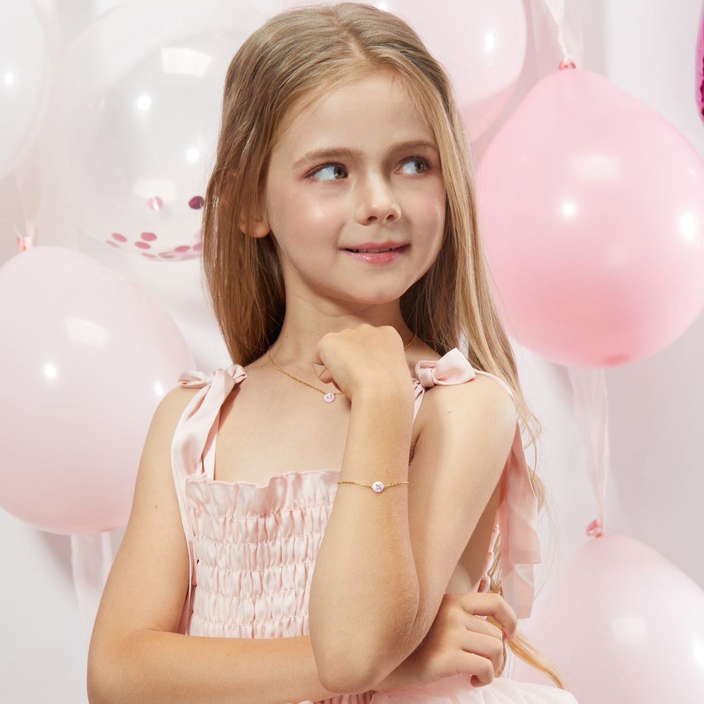 Petit Cupcake Necklace in Pink