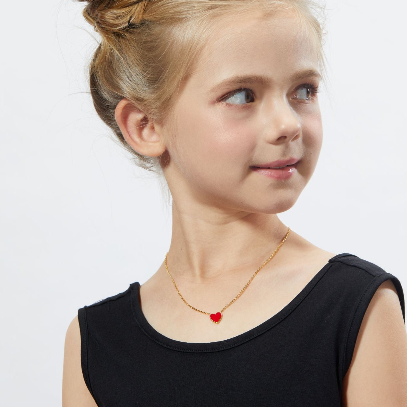 Petit Love Necklace in Red