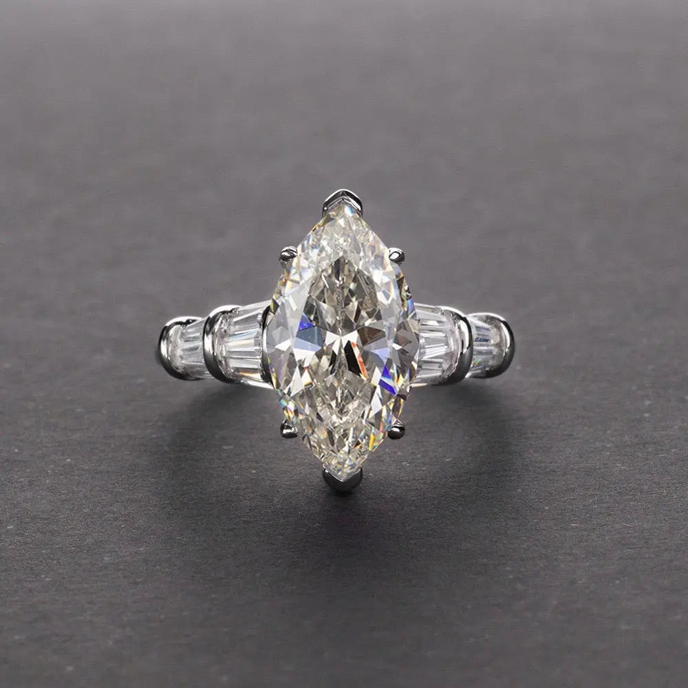 3 Carat Marquee Ring Anna Zuckerman