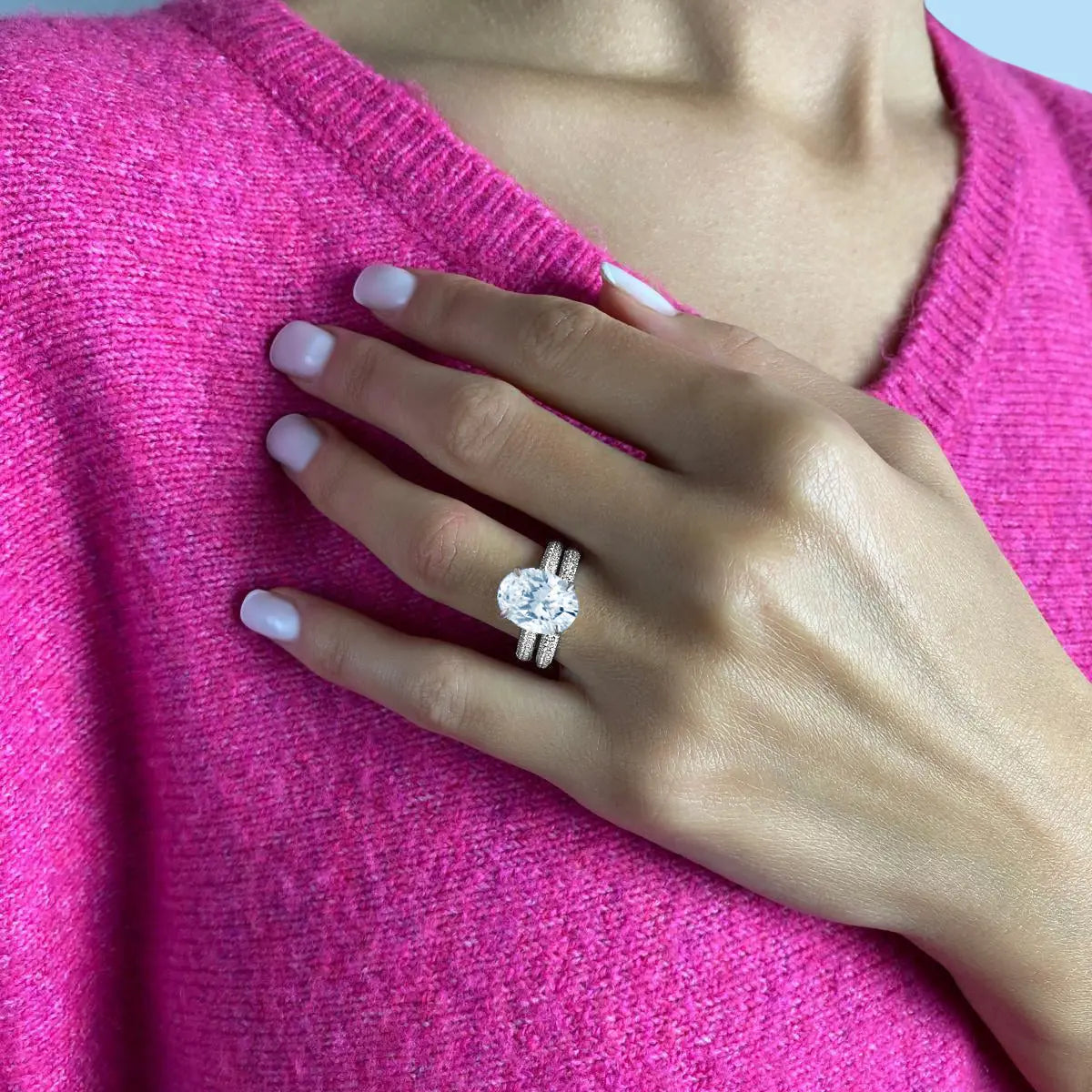 3 Carat Wedding Set Anna Zuckerman