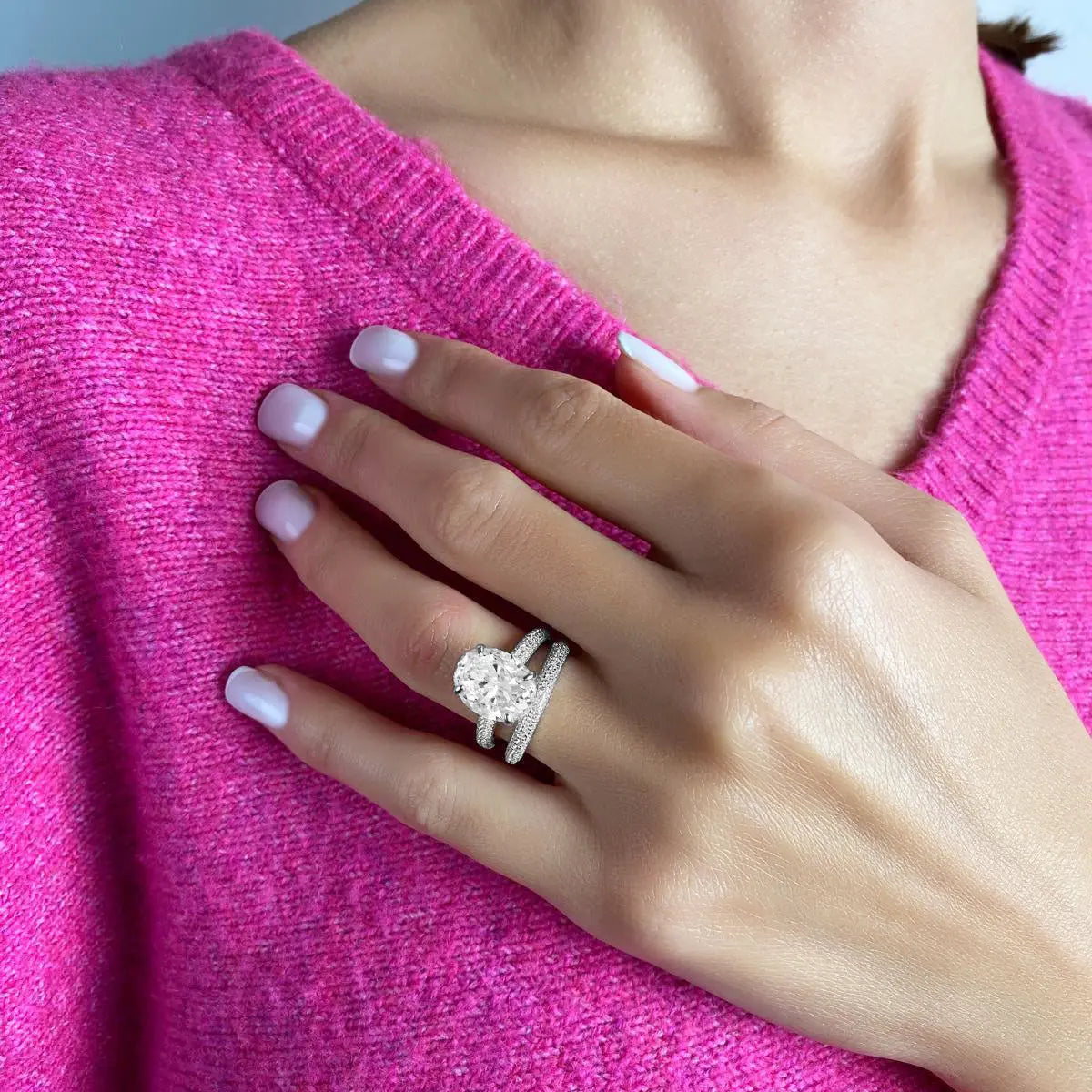 3 Carat Wedding Set Anna Zuckerman