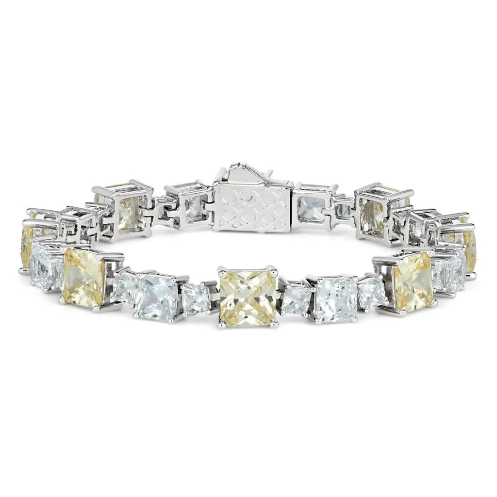 29ctw Princess Cut Tennis Bracelet - Anna Zuckerman Bracelets
