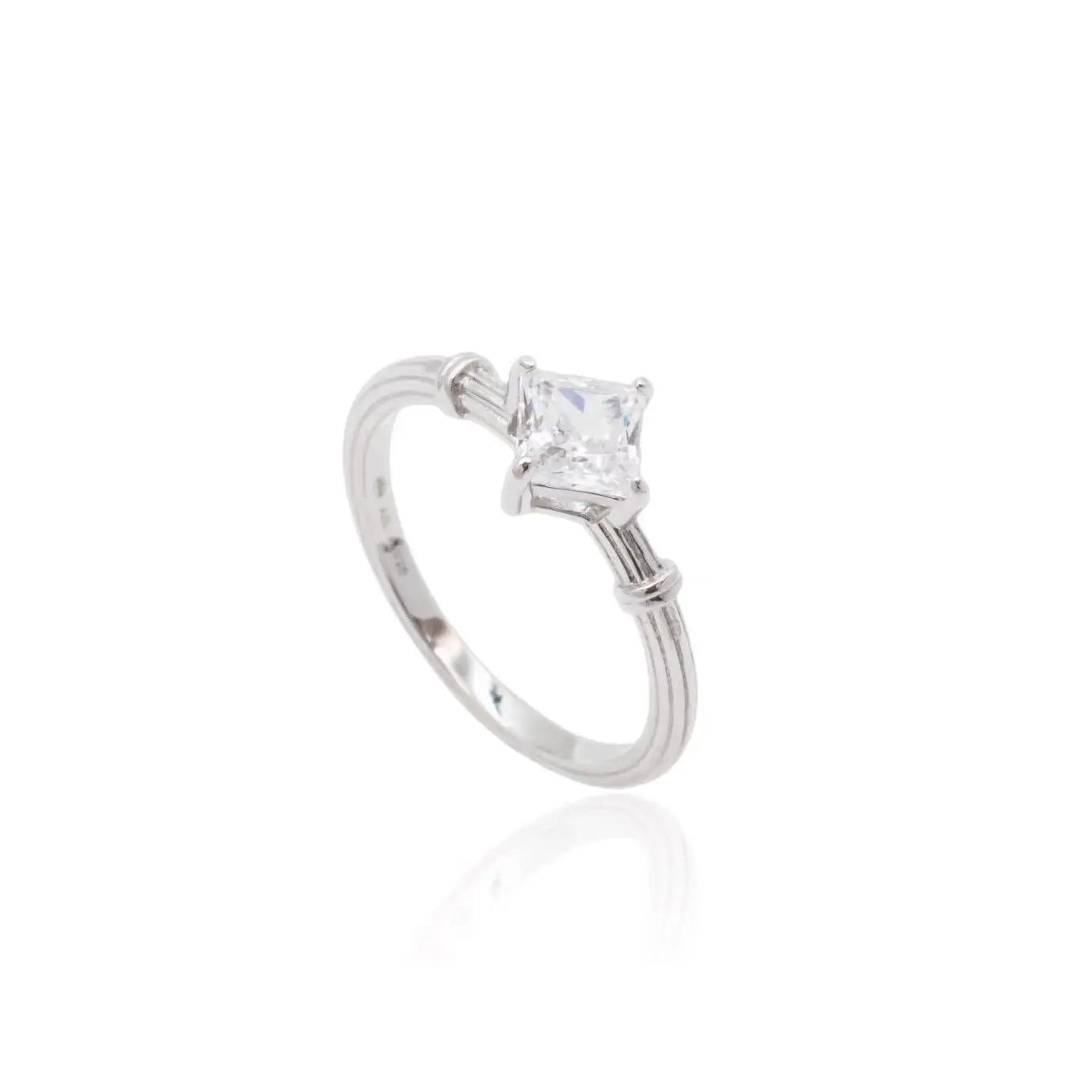 Grace Ring in Platinum Anna Zuckerman