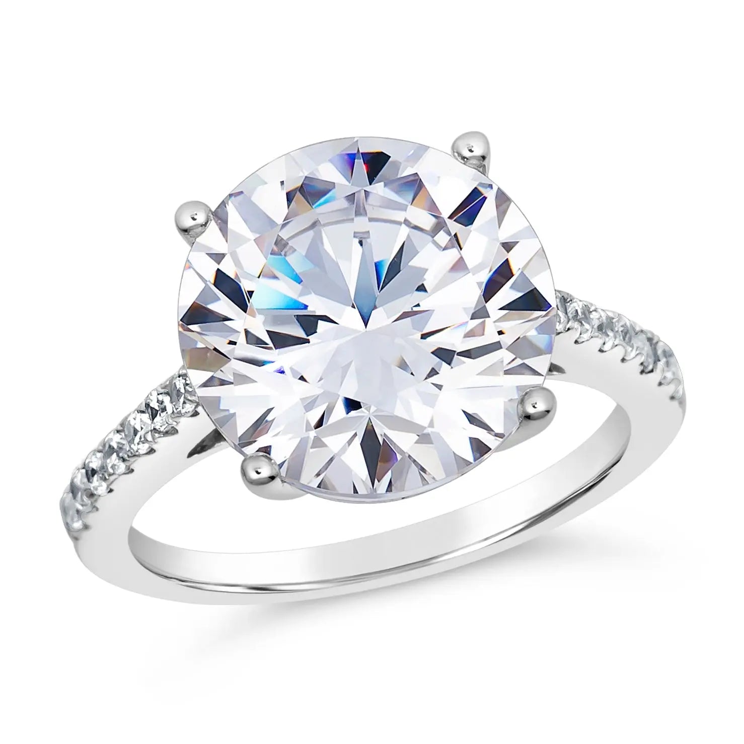 7 Carat Cathedral Engagement Ring - Anna Zuckerman