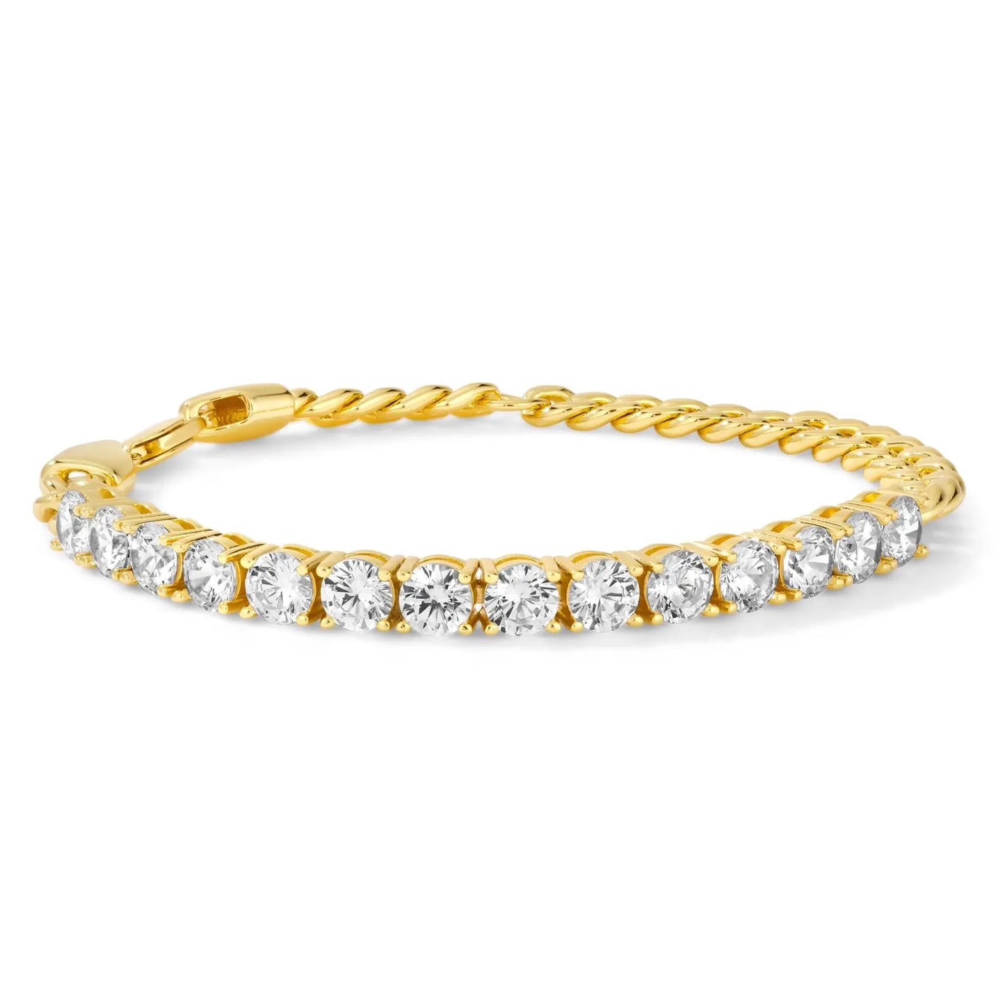 7 Carat Modern Tennis Bracelet Anna Zuckerman