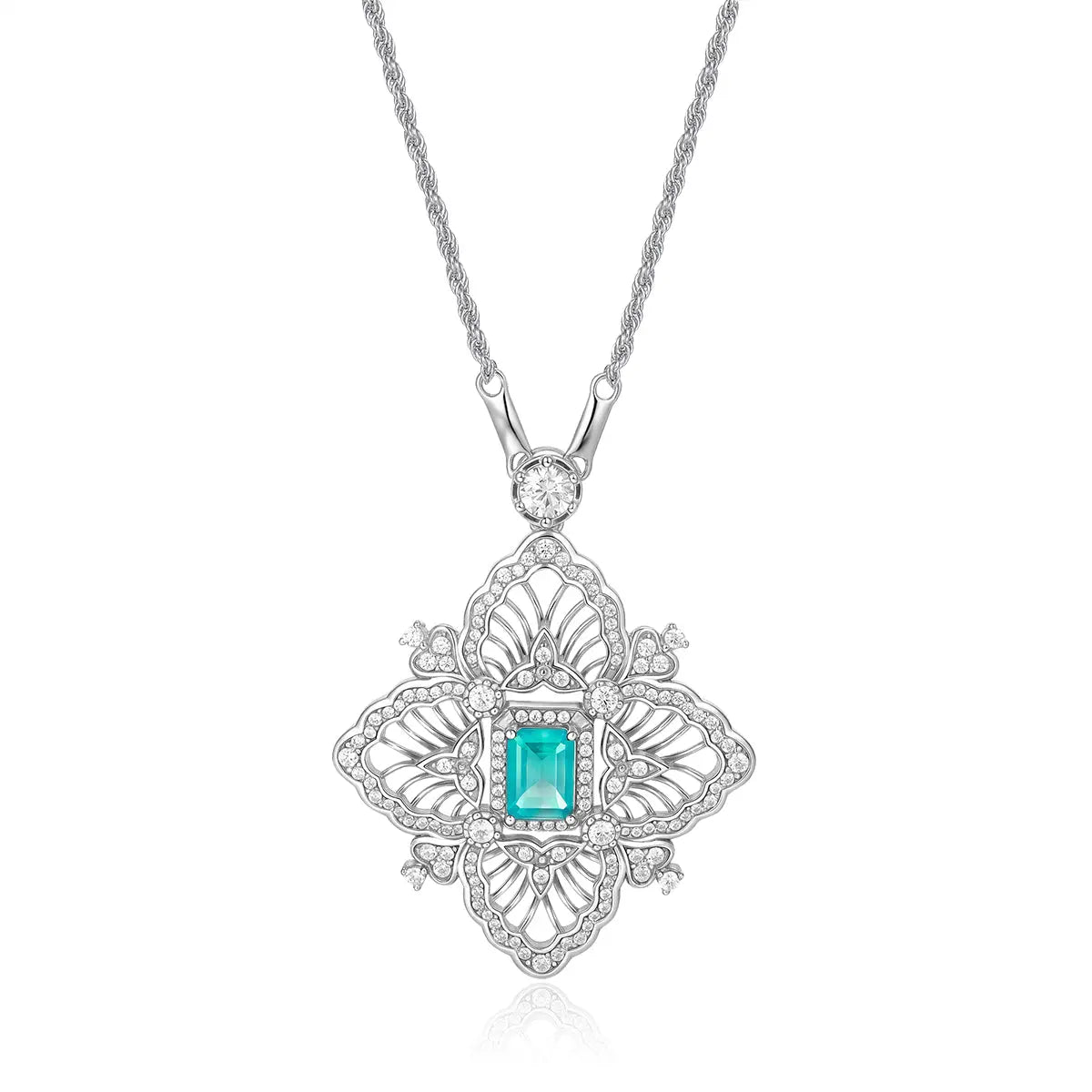 Affinity Gem Necklace in Paraiba Anna Zuckerman