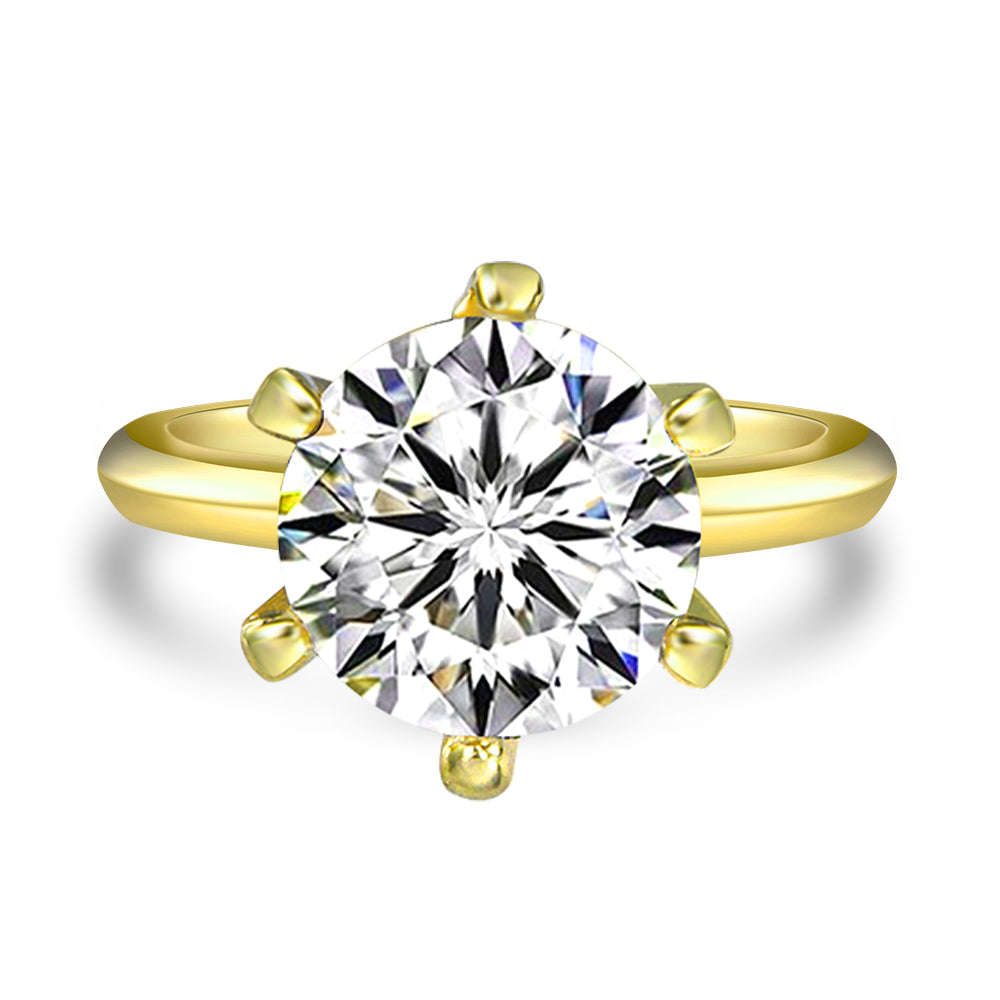4 Carat Solitaire Engagement Ring