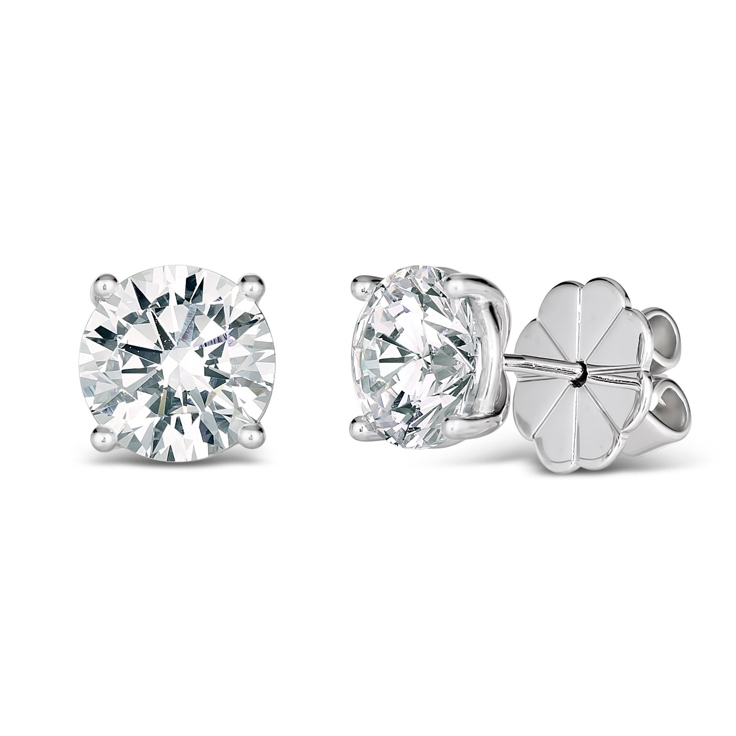 Just Like Diamonds Only Better Studs 4 Carats - Anna Zuckerman Earrings