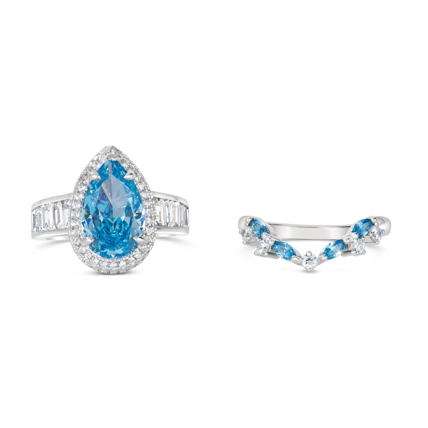 Aqua Pear Set Anna Zuckerman