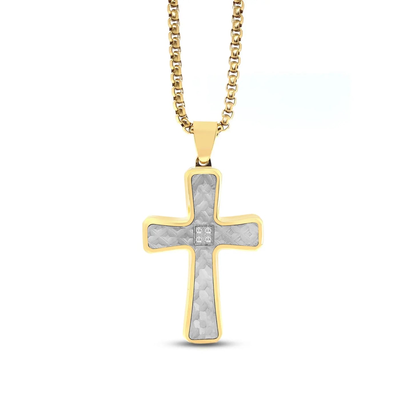Argyle Cross Necklace Anna Zuckerman
