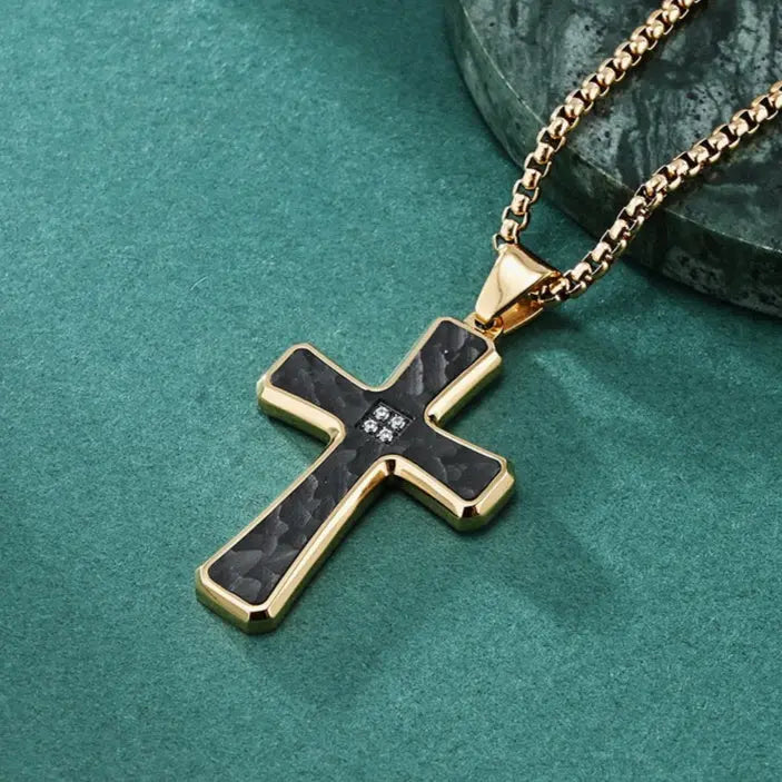 Argyle Cross Necklace Anna Zuckerman