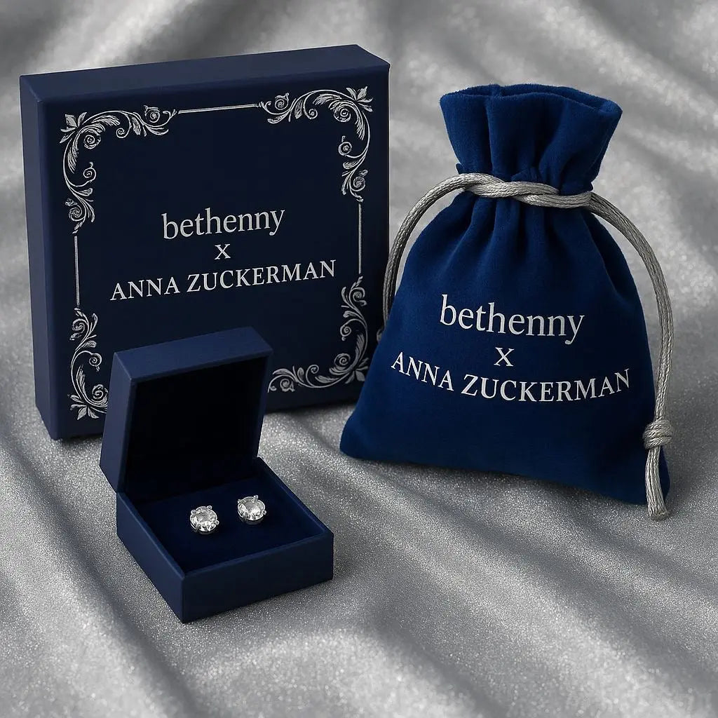 Bethenny x Anna Zuckerman Just Like Diamonds 4 Carat Studs Anna Zuckerman
