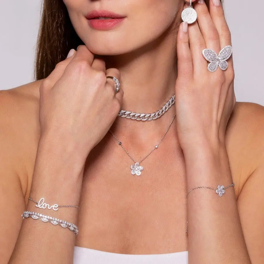 Bloom Chica Bloom Flower Necklace - Anna Zuckerman