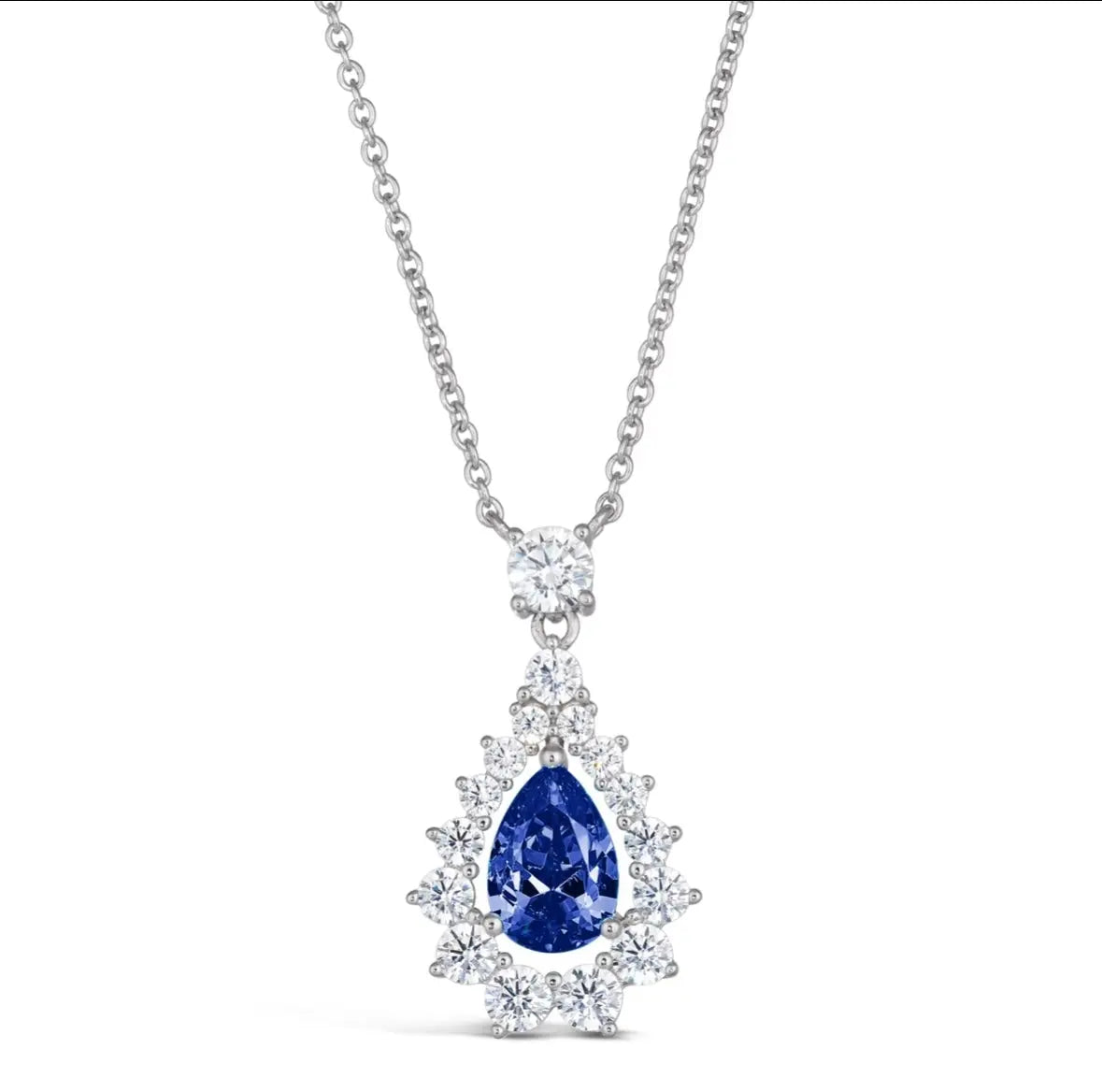 Carlisle Tear Drop Necklace - Anna Zuckerman