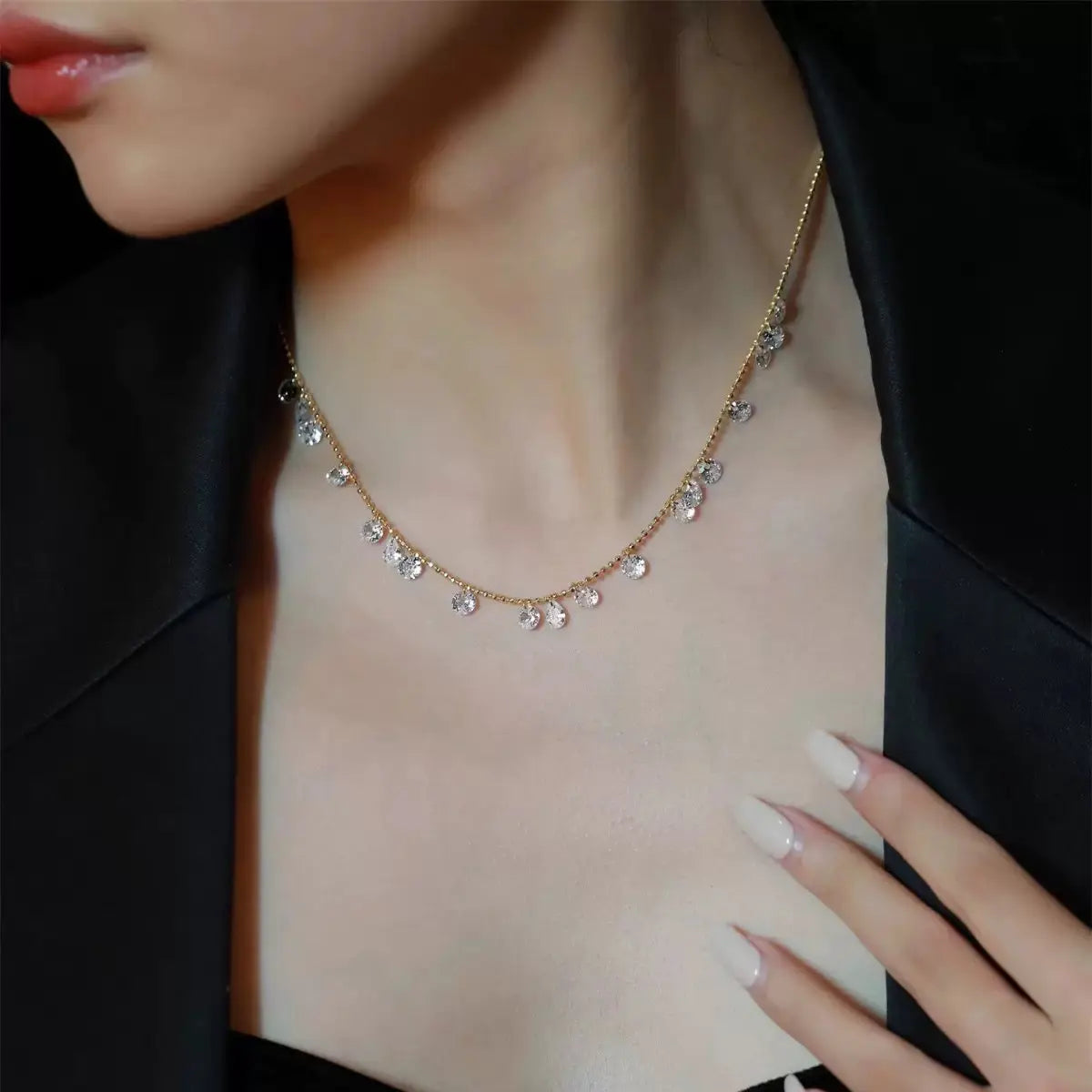 Champagne Mirage Necklace Anna Zuckerman