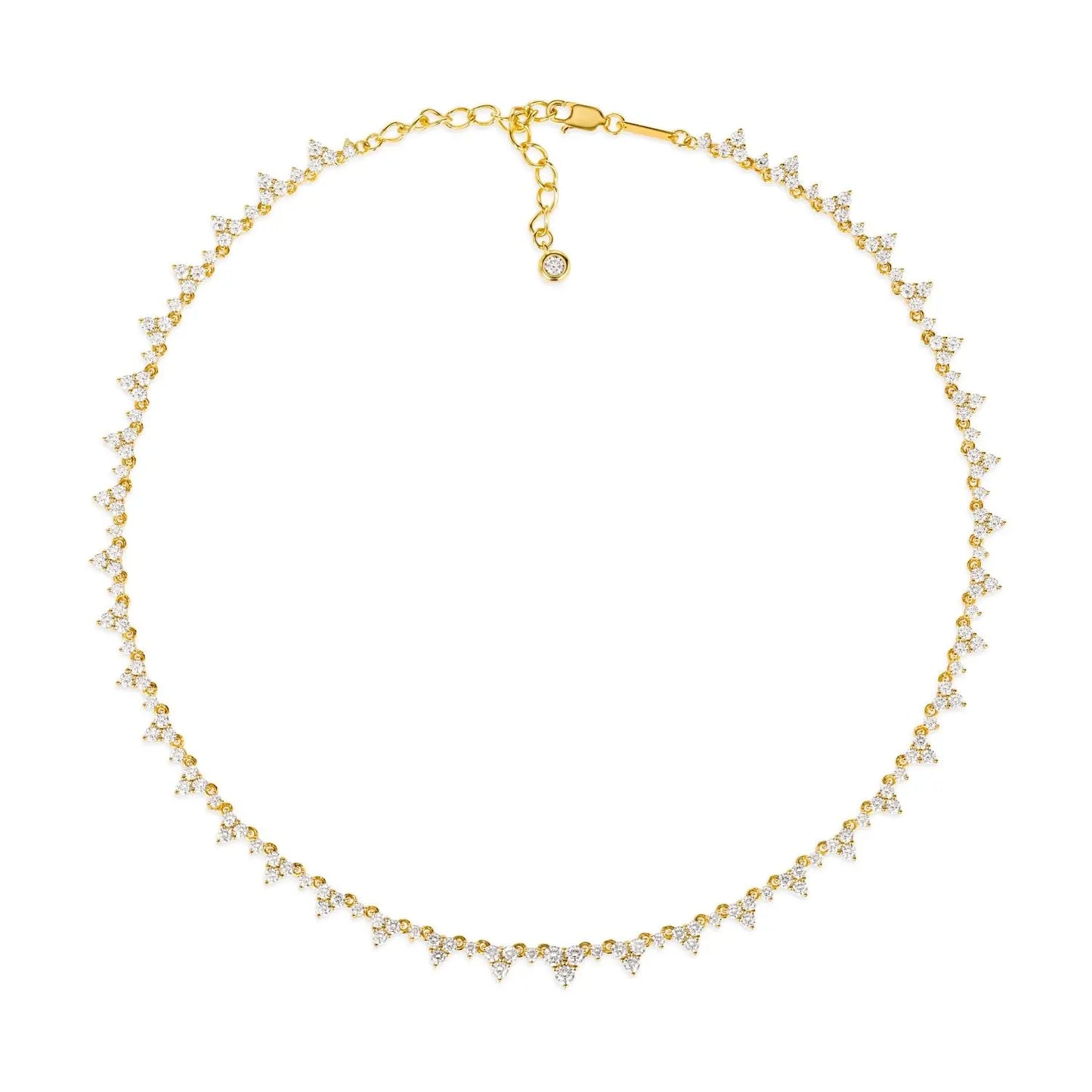 Chelsea Diamond Crystalline Choker Anna Zuckerman Retail