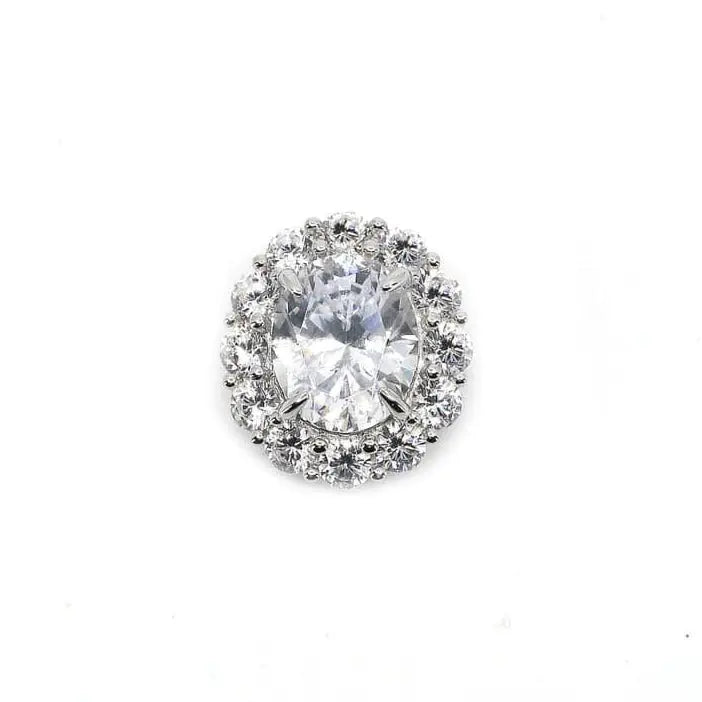 Classic Multi Gem Pendant on a Chain - Anna Zuckerman