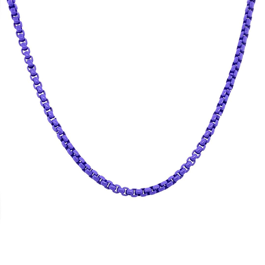 Enamel Link Chain Necklace