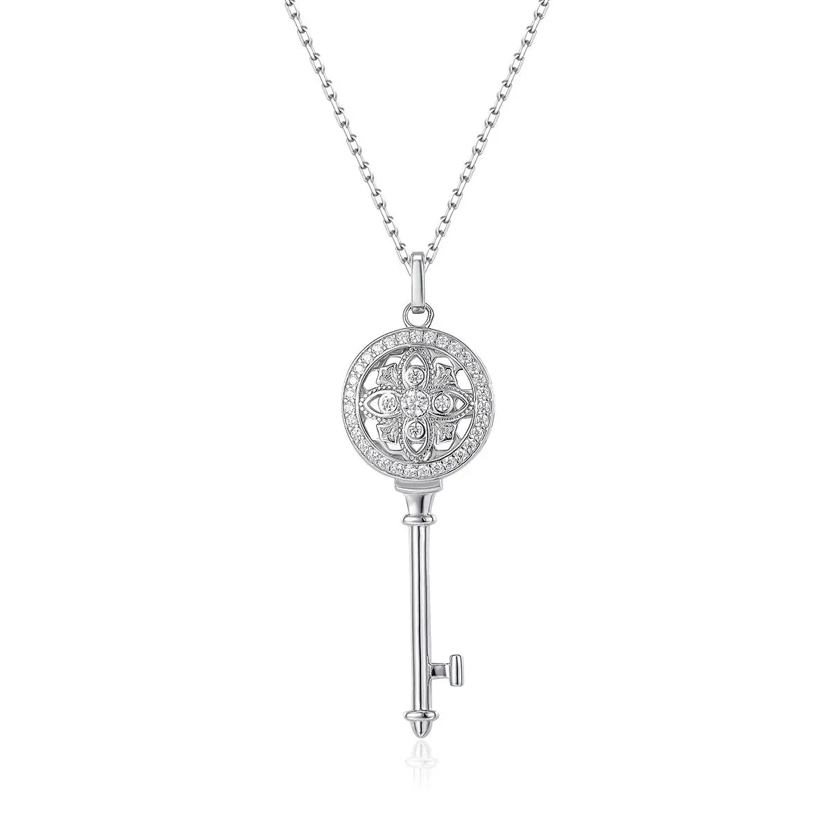 Crystalline Key Necklace Anna Zuckerman