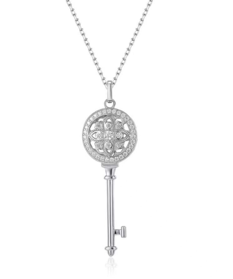 Crystalline Key Necklace