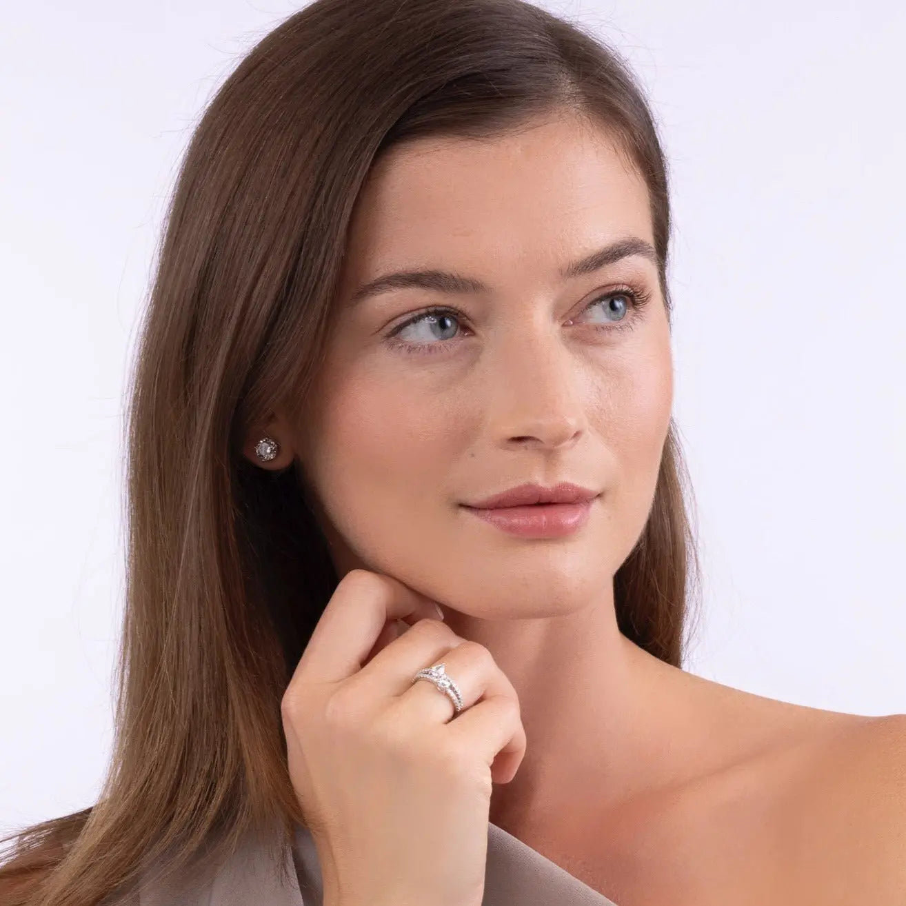 Double Diamond Bypass Ring Anna Zuckerman Retail