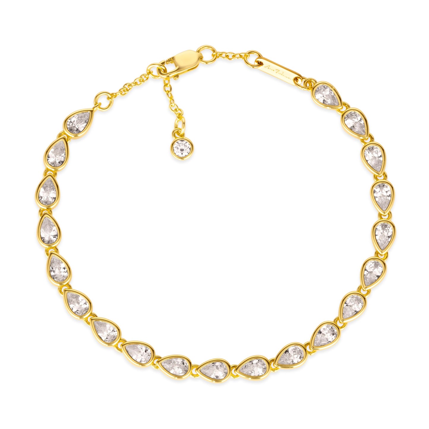 Petite Tear Drop Diamond Crystalline Bracelet