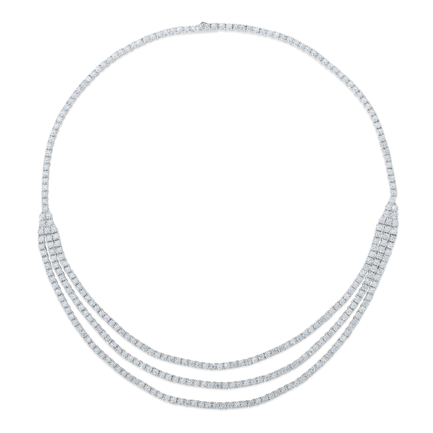 Happy Hour Triple Diamond Necklace by Kathy Hilton Anna Zuckerman