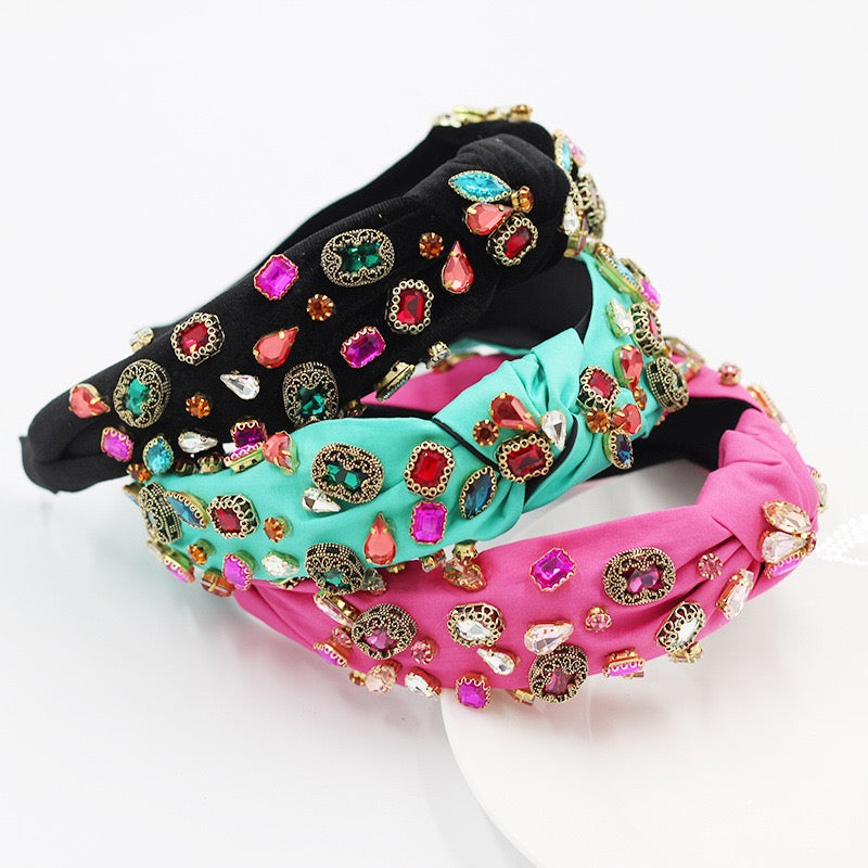 Contessa Jewel Knotted Headband