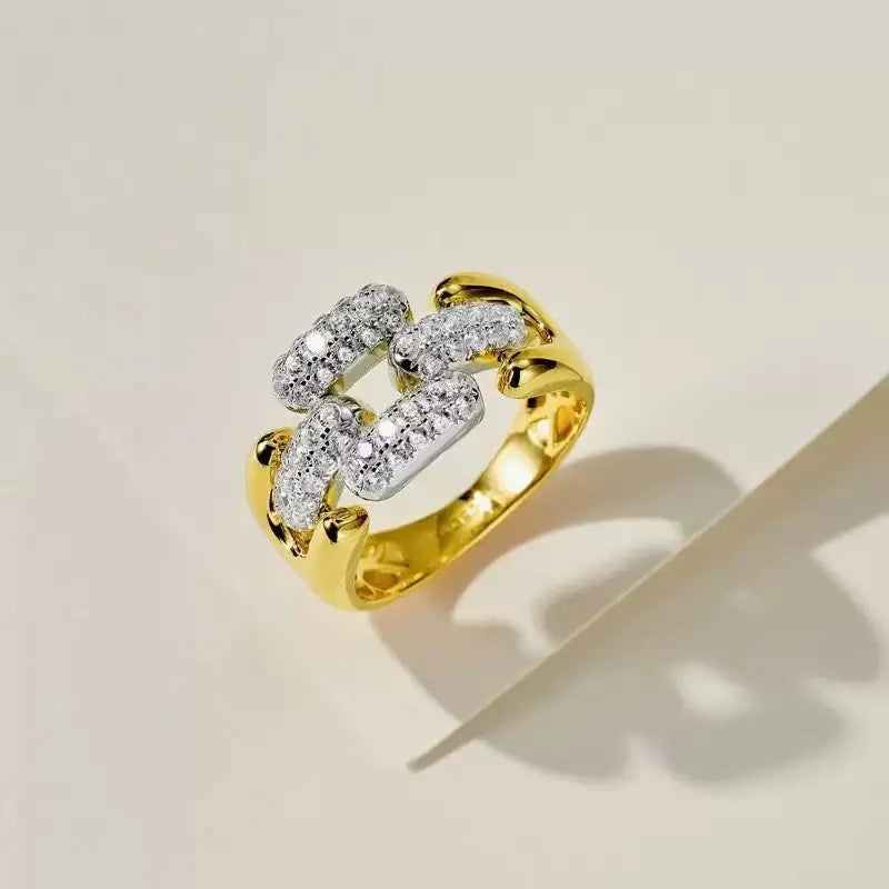 Chain Link Ring Anna Zuckerman