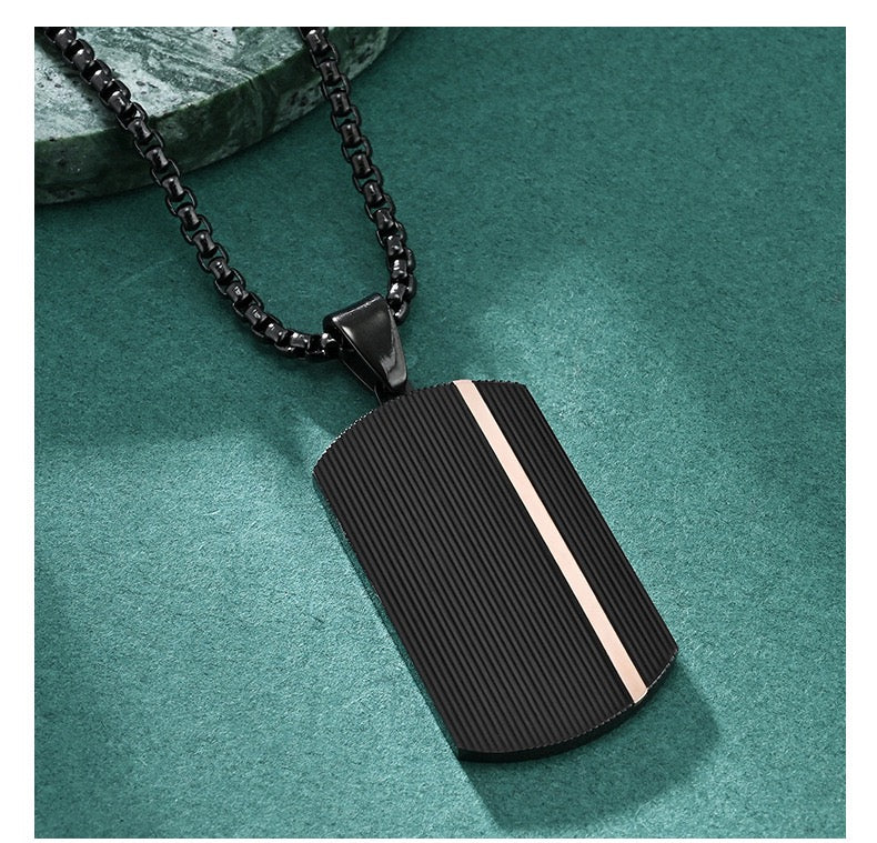 El Camino Dog Tag Necklace