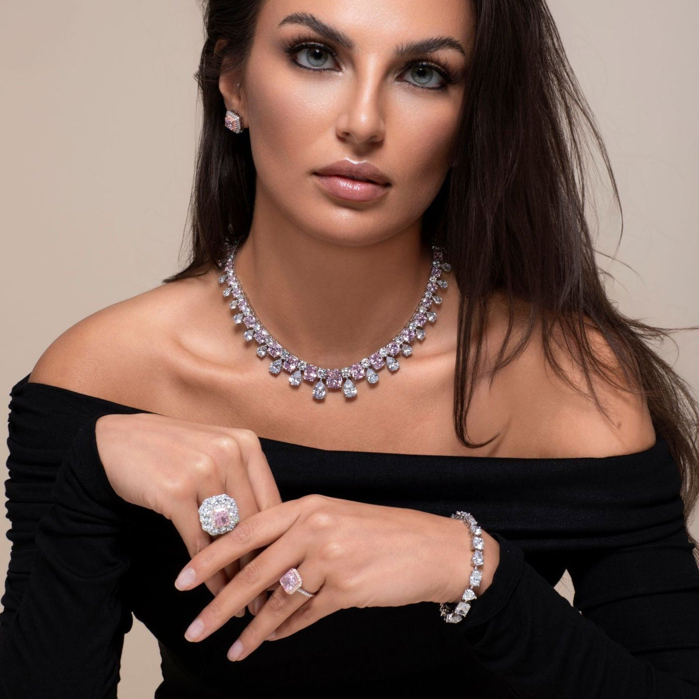 Lisboa 16 Carat Tennis Bracelet by Kathy Hilton