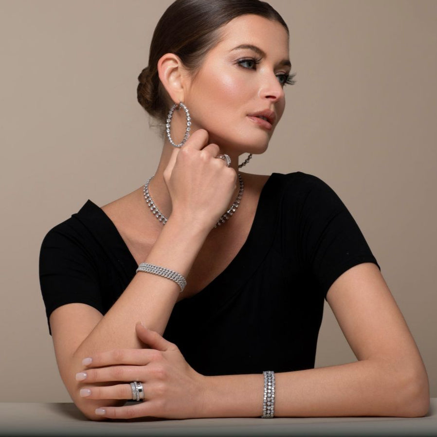 Zig Zag Tennis Bracelet