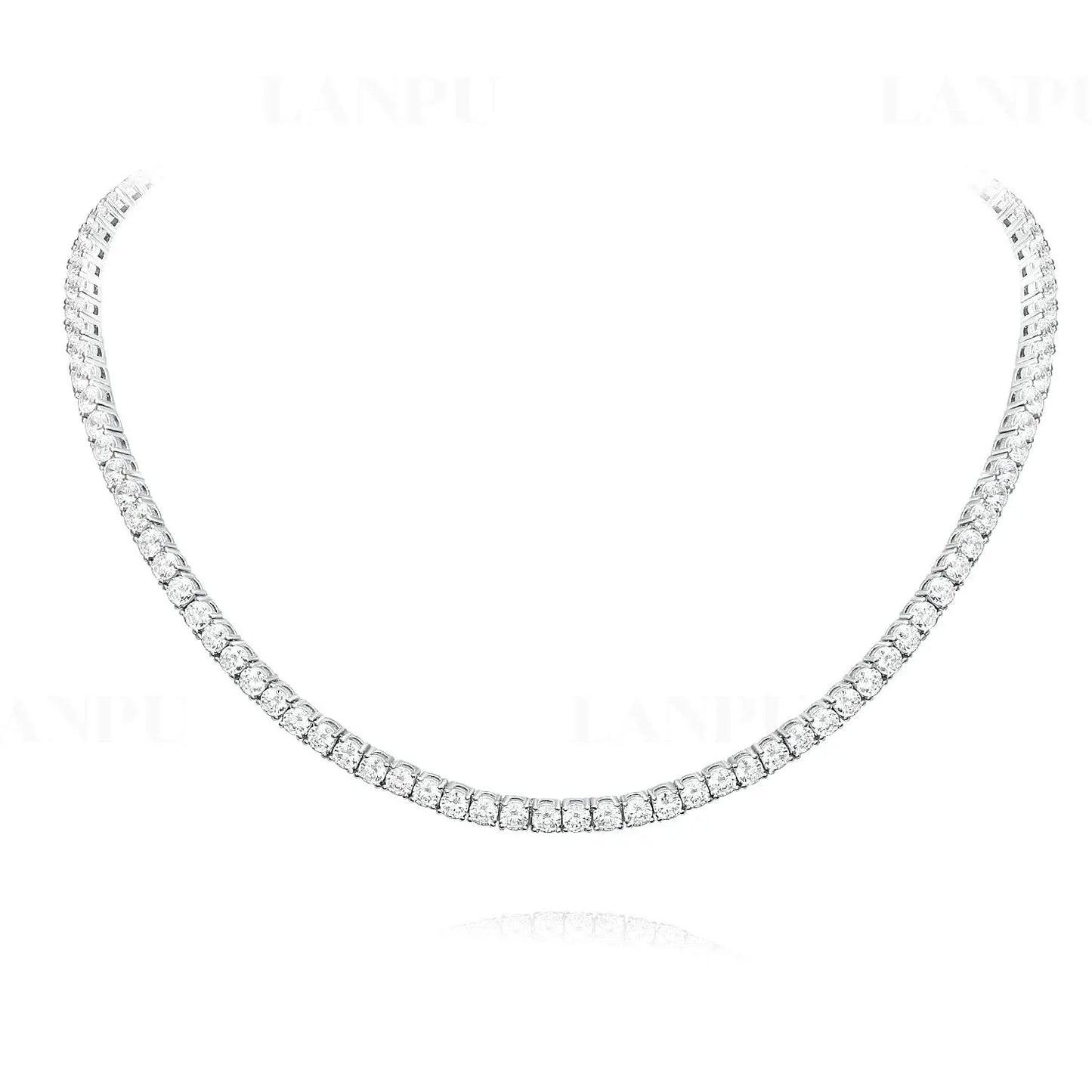 Just Like Diamond Choker in Platinum Anna Zuckerman