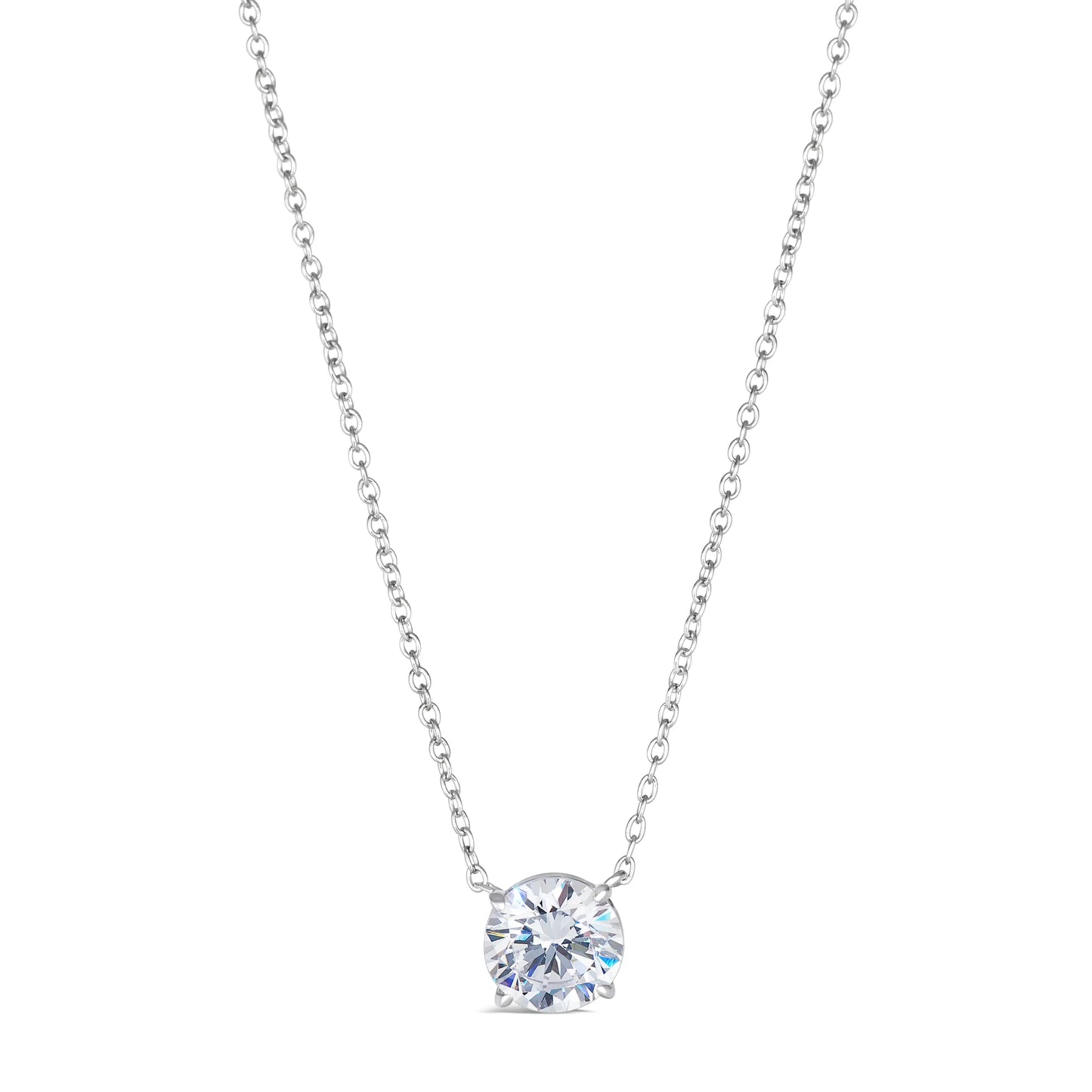 Just Like Diamond Only Better Necklace in 2 Carat Anna Zuckerman