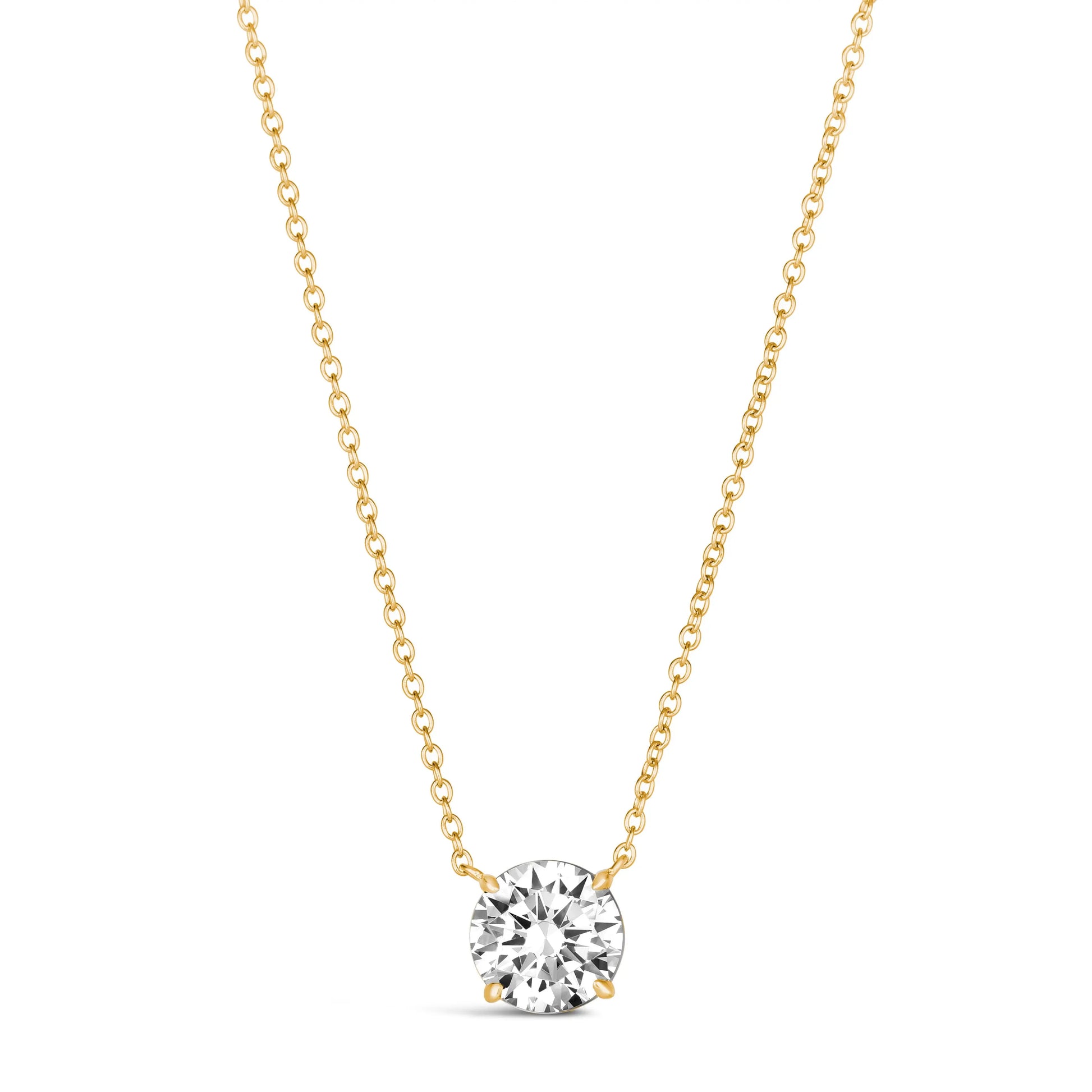 Just Like Diamond Only Better Necklace in 3 Carat Anna Zuckerman