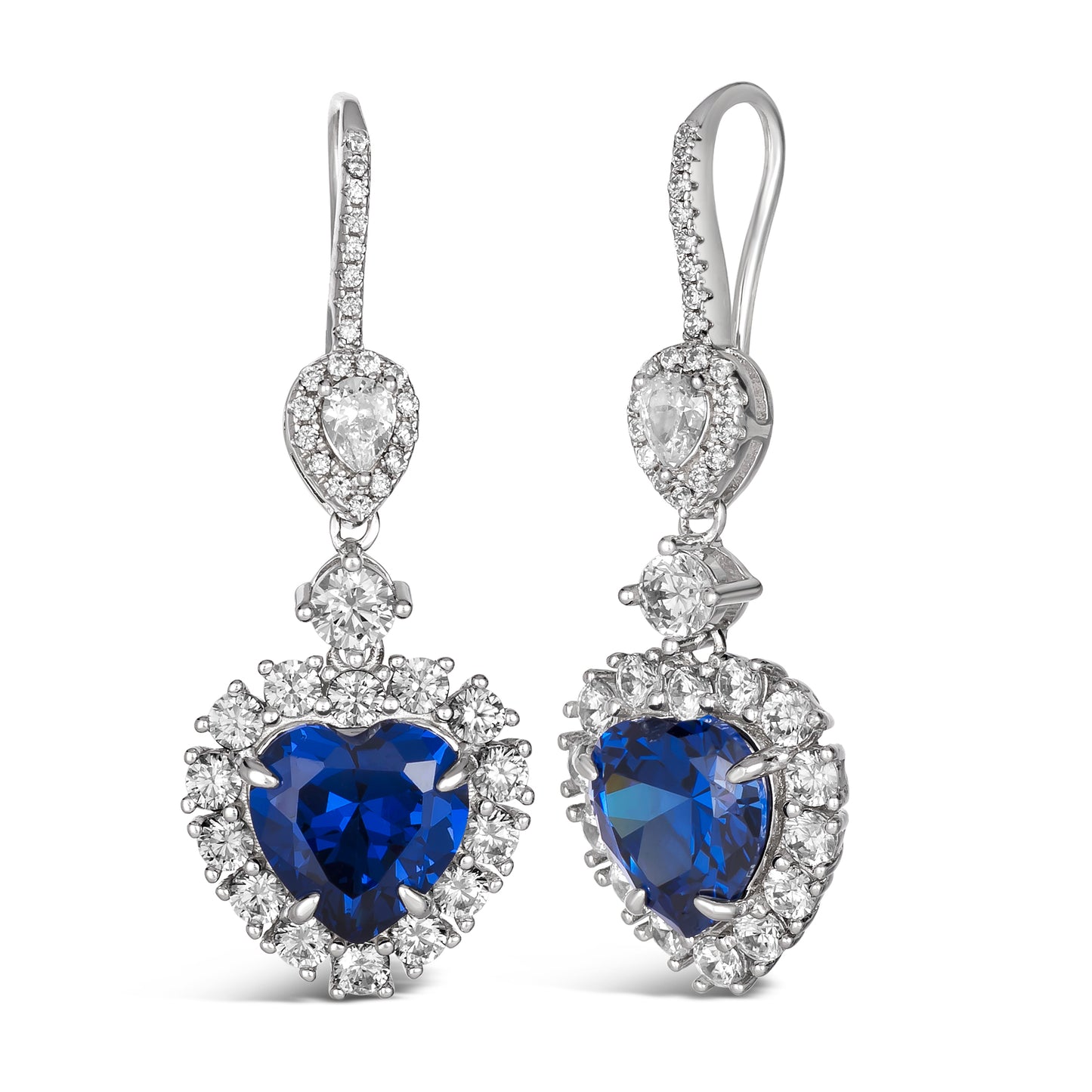 Calista Blue Sapphire Earrings