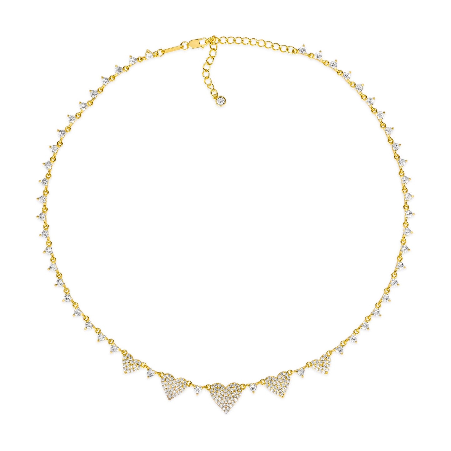 Maria Barcelona Heart Necklace in Gold