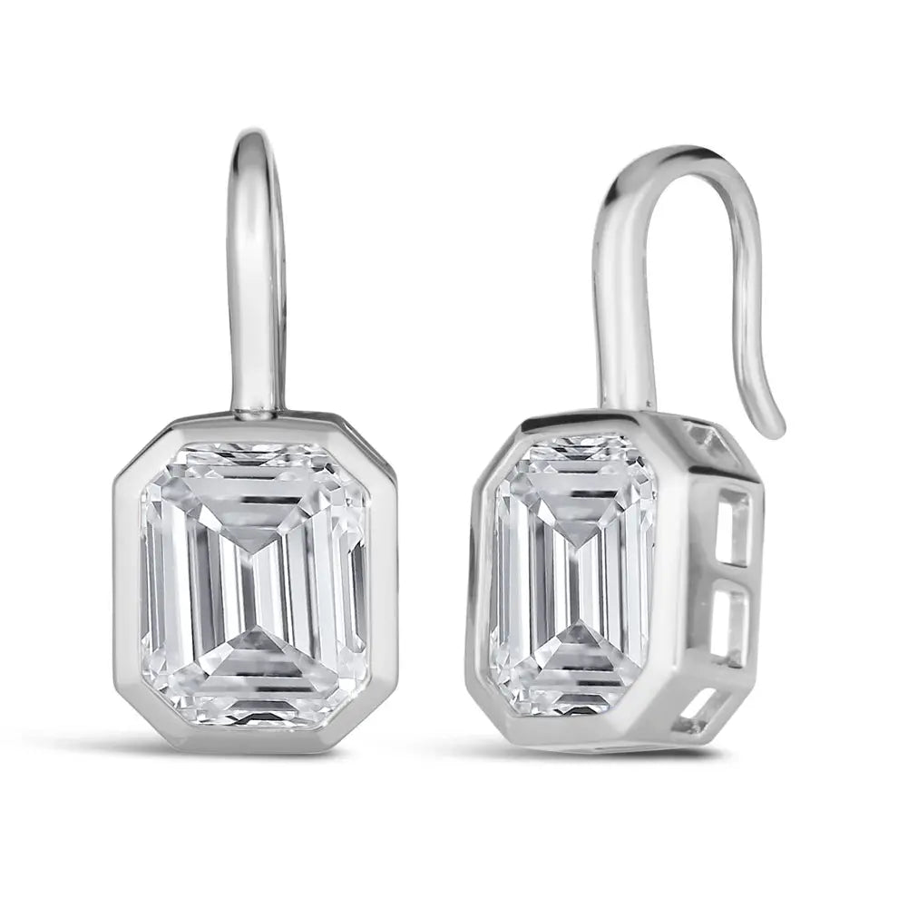 Kelly Diamond Crystalline Drops In Platinum Anna Zuckerman