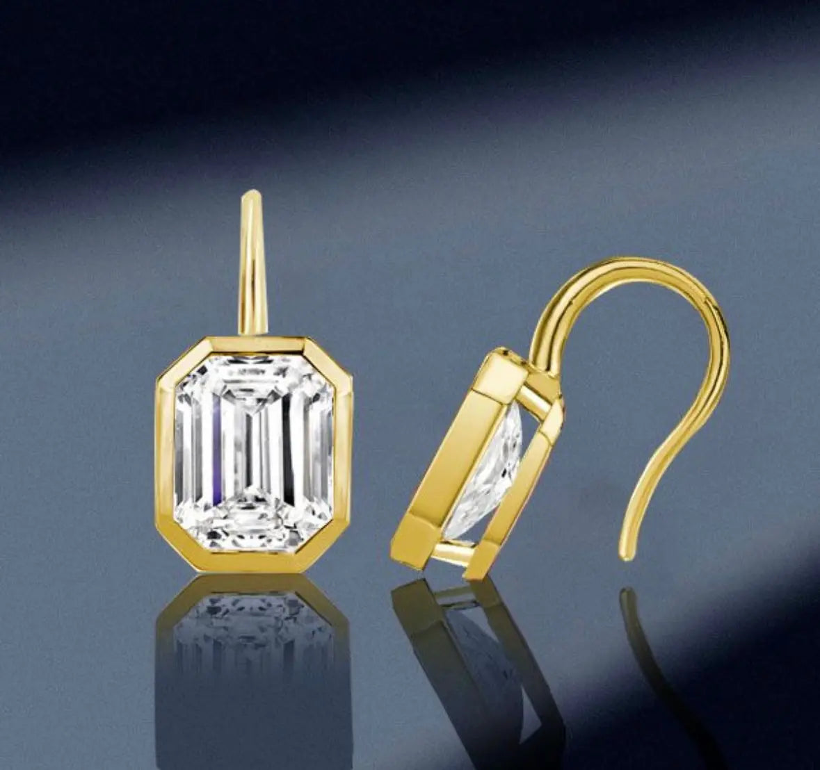 Kelly Diamond Crystalline Drops in Yellow Gold Anna Zuckerman Retail