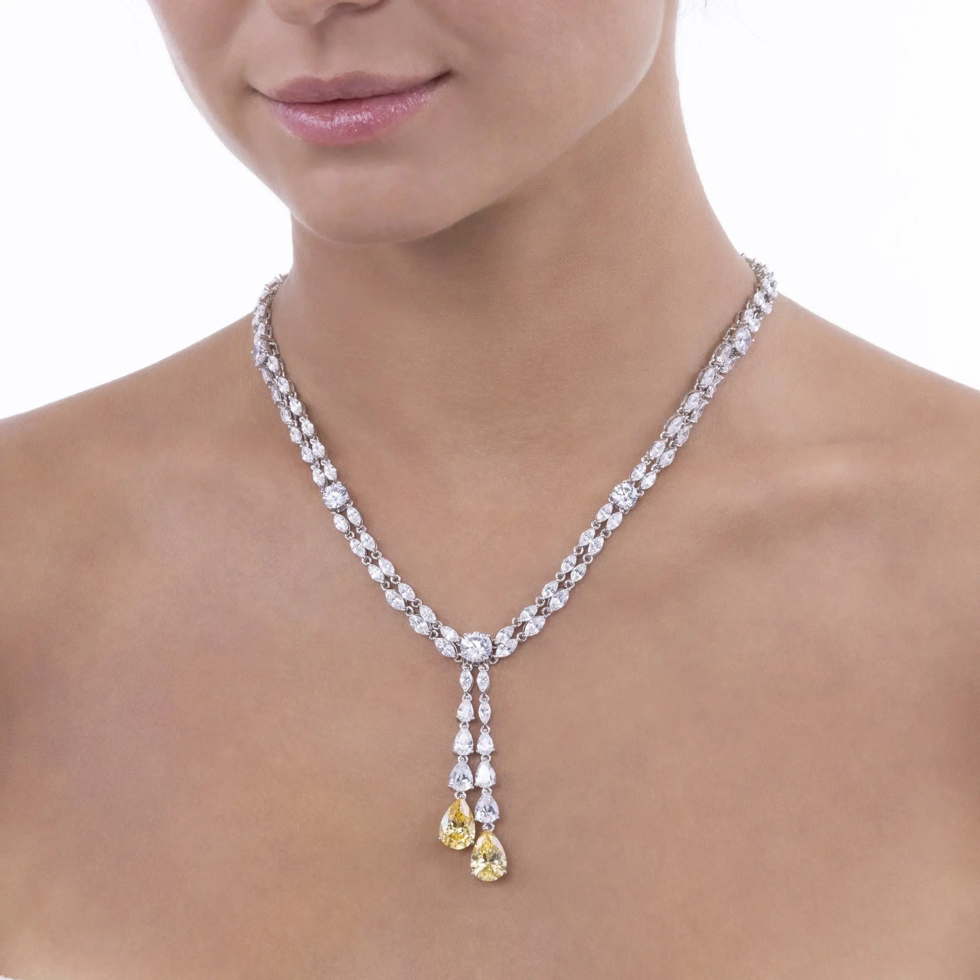 Legacy Diamond Crystalline Necklace - Anna Zuckerman