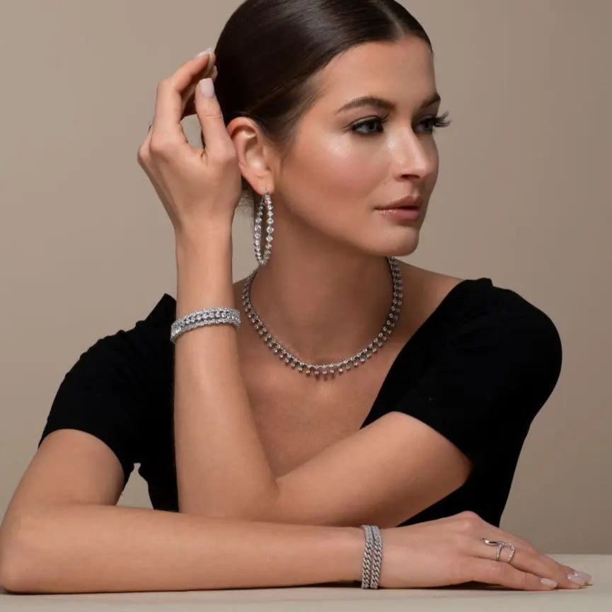 Luxe Edition 15 Carat Martini Tennis Bracelet Anna Zuckerman