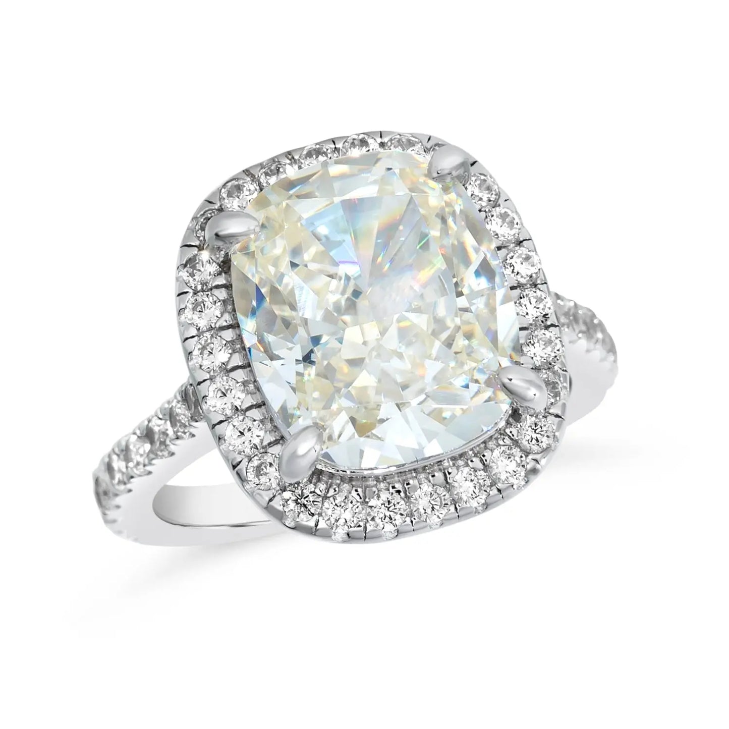 Marcella 5 Carat Ring in Platinum Anna Zuckerman