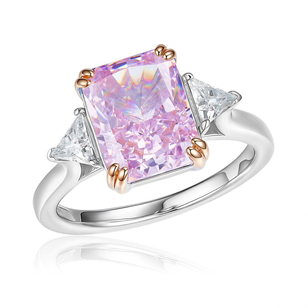 The Margaux Ring in Argyle Pink
