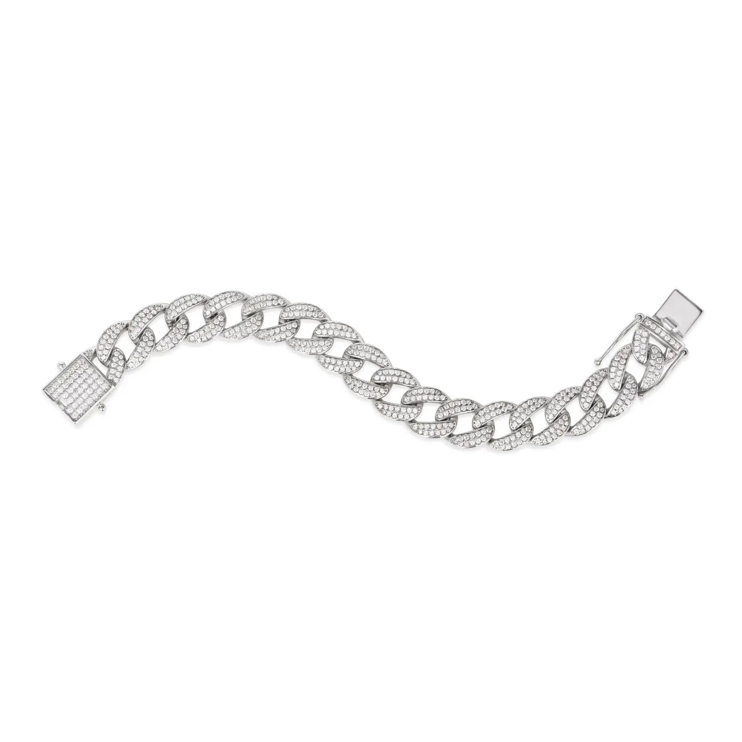 Men's 12mm Super Cuban Link Bracelet Anna Zuckerman